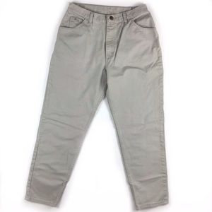 Vintage tapered wrangler khaki carrot high rise